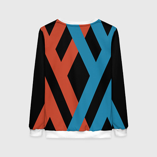 Женский свитшот Darling in the Franxx / 3D-Белый – фото 2