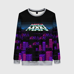 Свитшот женский Megaman city, цвет: 3D-меланж