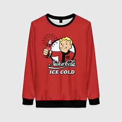Свитшот женский Nuka Cola: Ice Cold, цвет: 3D-черный