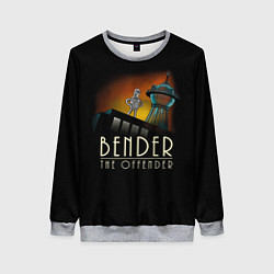 Свитшот женский Bender The Offender, цвет: 3D-меланж