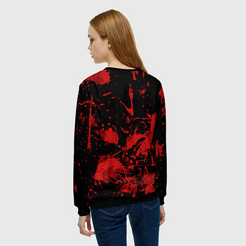Женский свитшот Pudge Chef / 3D-Черный – фото 4