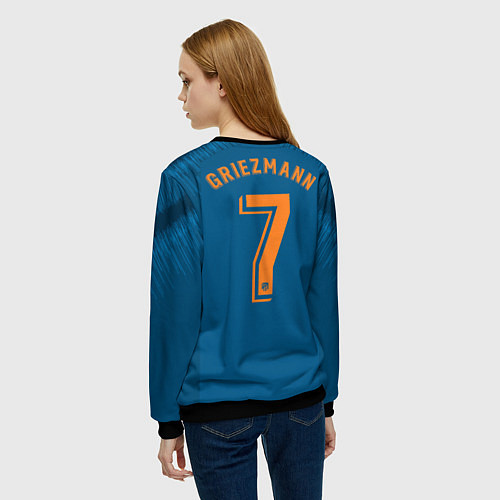 Женский свитшот Griezmann alternative 18-19 / 3D-Черный – фото 4