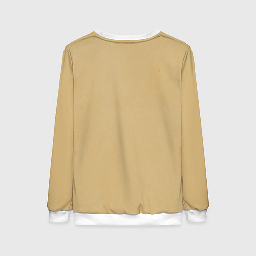 Женский свитшот Гомер Да Винчи / 3D-Белый – фото 2