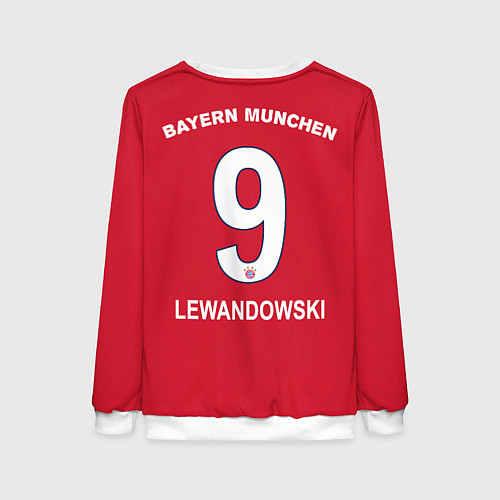 Женский свитшот Lewandowski home 18-19 / 3D-Белый – фото 2
