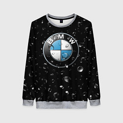 Свитшот женский BMW под Дождём, цвет: 3D-меланж