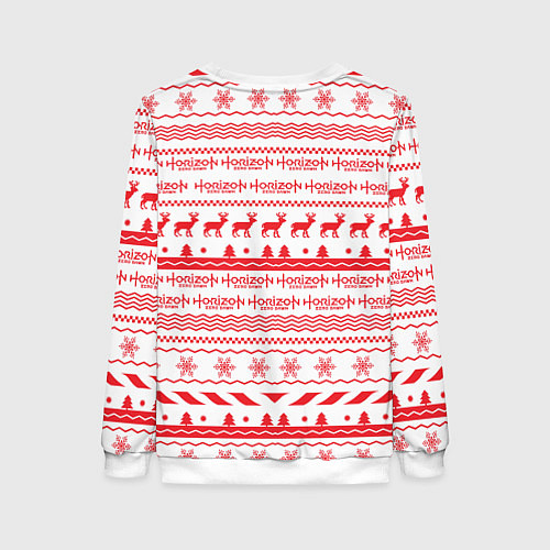 Женский свитшот Horizon Zero Dawn: New Year / 3D-Белый – фото 2