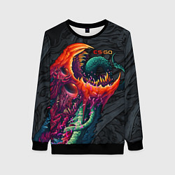 Свитшот женский CS:GO Hyper Beast Original, цвет: 3D-черный