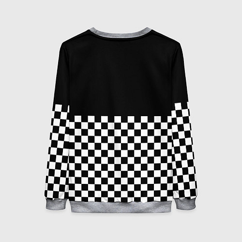 Женский свитшот ФРЕНДЗОНА: ЧБ / 3D-Меланж – фото 2