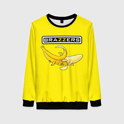 Свитшот женский Brazzers: Yellow Banana, цвет: 3D-черный