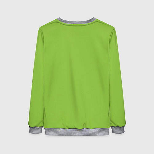 Женский свитшот The Grinch / 3D-Меланж – фото 2