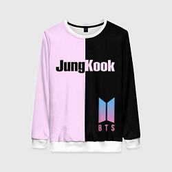 Свитшот женский BTS Jung Kook, цвет: 3D-белый