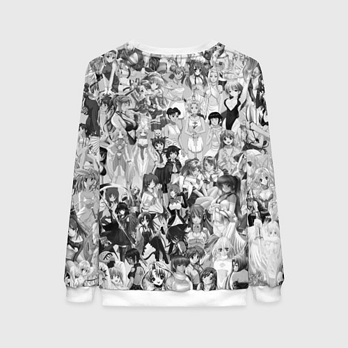 Женский свитшот HENTAI / 3D-Белый – фото 2
