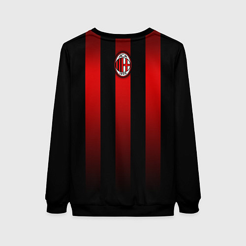 Женский свитшот AC Milan / 3D-Черный – фото 2