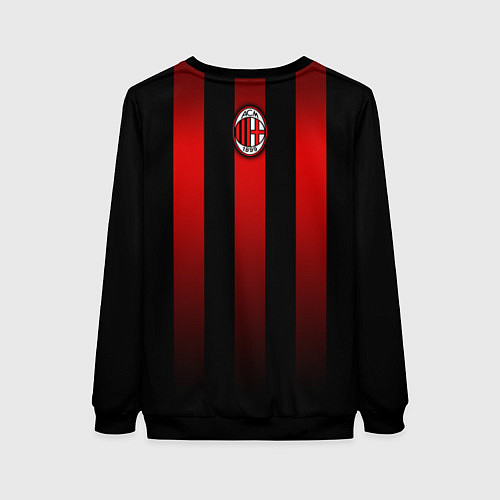 Женский свитшот AC Milan / 3D-Черный – фото 2