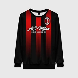 Свитшот женский AC Milan, цвет: 3D-черный