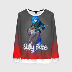 Свитшот женский Sally Face: Rock Star, цвет: 3D-белый
