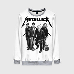 Свитшот женский Metallica, цвет: 3D-меланж