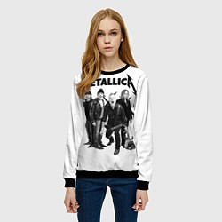 Свитшот женский Metallica, цвет: 3D-черный — фото 2