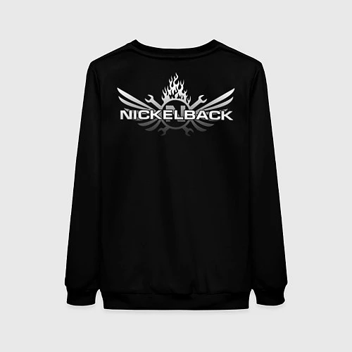 Женский свитшот Nickelback Band / 3D-Черный – фото 2