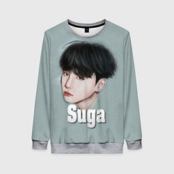 Свитшот женский BTS Suga, цвет: 3D-меланж