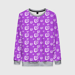 Женский свитшот Twitch: Violet Pattern