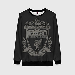 Свитшот женский Liverpool - Classic Est 1892, цвет: 3D-черный