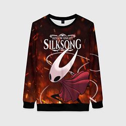 Свитшот женский Hollow Knight: Silksong, цвет: 3D-черный