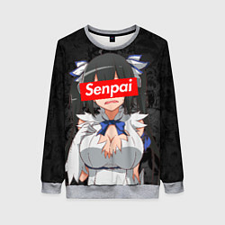 Женский свитшот Senpai Boobs