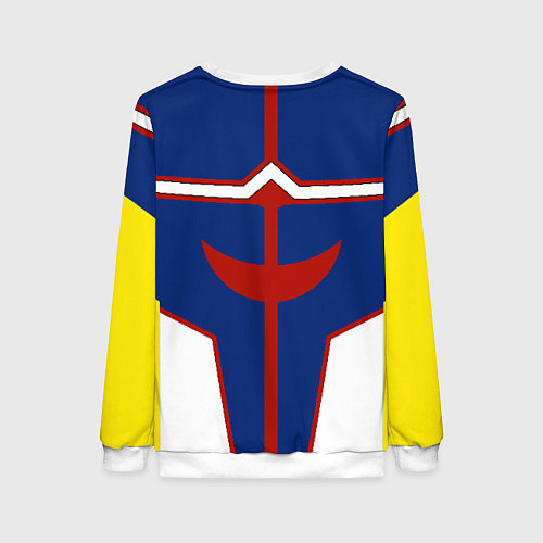 Женский свитшот ALL MIGHT MY HERO ACADEMIA MHA МОЯ ГЕРОЙСКАЯ АКАДЕ / 3D-Белый – фото 2