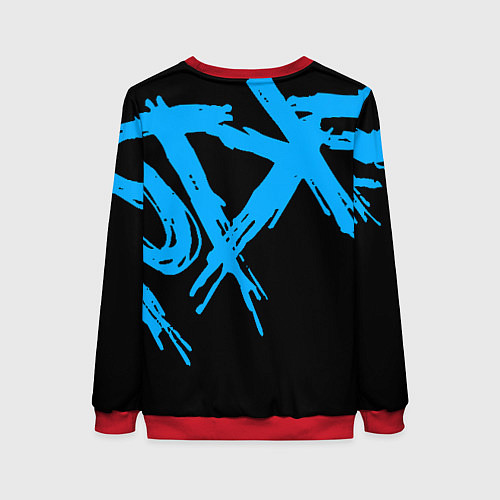 Женский свитшот Сектор Газа / 3D-Красный – фото 2