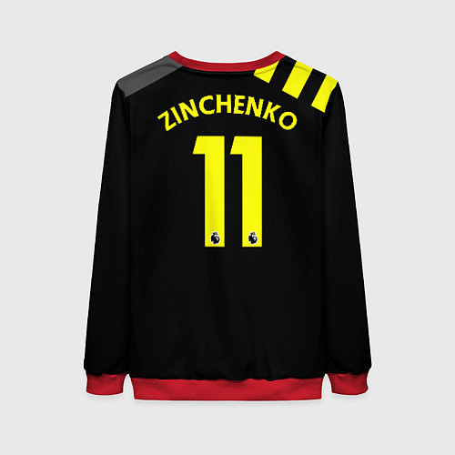 Женский свитшот Zinchenko away 19-20 / 3D-Красный – фото 2