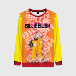 Женский свитшот Billie Eilish: Yellow Mood