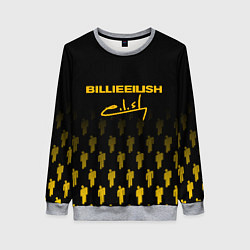 Женский свитшот Billie Eilish: Yellow & Black Autograph