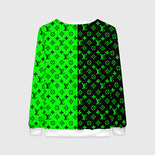 Женский свитшот BILLIE EILISH x LV Green / 3D-Белый – фото 2