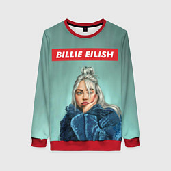 Свитшот женский Billie Eilish, цвет: 3D-красный