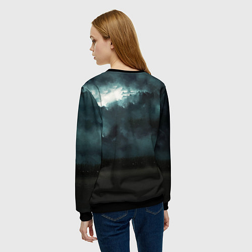 Женский свитшот LINDEMANN: Skills in Pills / 3D-Черный – фото 4