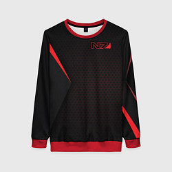 Свитшот женский Mass Effect N7, цвет: 3D-красный