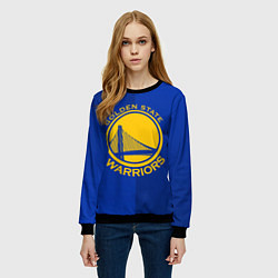Свитшот женский GOLDEN STATE WARRIORS, цвет: 3D-черный — фото 2