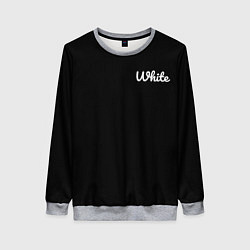 Свитшот женский Белыйwhite, цвет: 3D-меланж