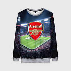 Свитшот женский FC Arsenal, цвет: 3D-меланж