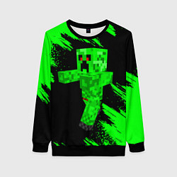 Свитшот женский MINECRAFT, цвет: 3D-черный