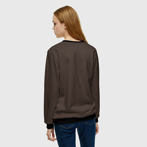 Женский свитшот My Neighbor Totoro / 3D-Черный – фото 4