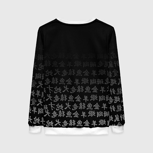 Женский свитшот ONE-PUNCH MAN / 3D-Белый – фото 2