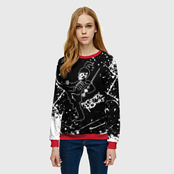 Свитшот женский My Chemical Romance, цвет: 3D-красный — фото 2