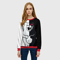 Свитшот женский MONOKUMA, цвет: 3D-красный — фото 2