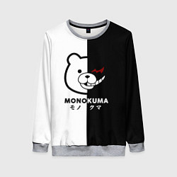 Свитшот женский Monokuma, цвет: 3D-меланж