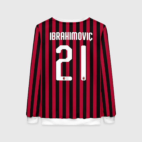 Женский свитшот Ibrahimovic home 19-20 / 3D-Белый – фото 2
