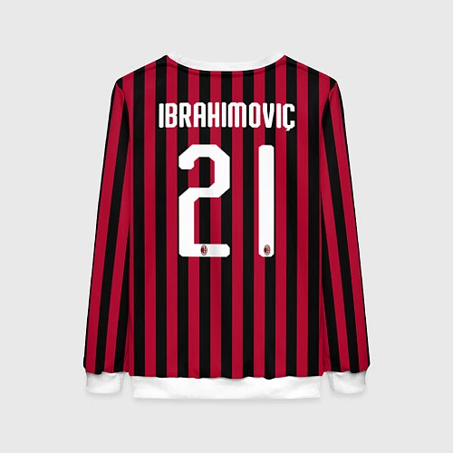 Женский свитшот Ibrahimovic home 19-20 / 3D-Белый – фото 2