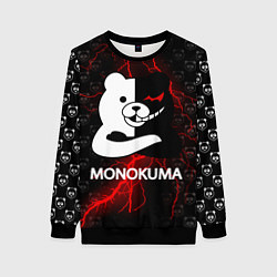 Свитшот женский MONOKUMA, цвет: 3D-черный