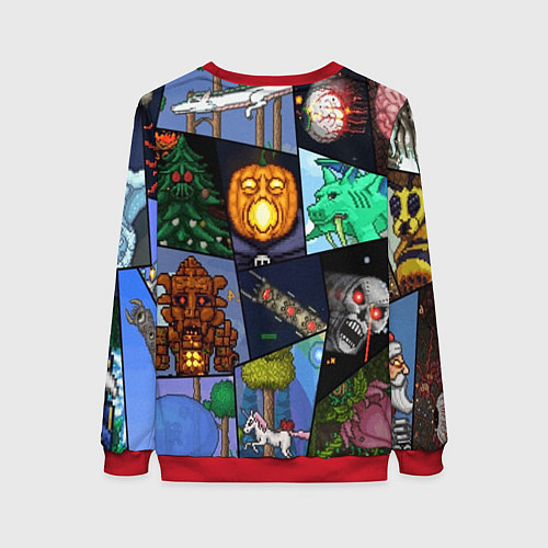 Женский свитшот Terraria / 3D-Красный – фото 2